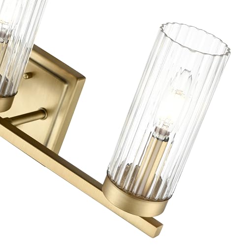 ML Lighting 46003-VB Iversen 21" Wide 3-Light Vanity - Vintage Brass by ML Lighting - Used condition - Image 5