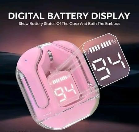 Image of Wireless Earbuds Bluetooth 5.3 TWS Earphones Full Touch Control Headphones Fast Stable & Connection Smart LED Headset Sports Bud Built-in Microphone Immersive Sound Quality Ensure