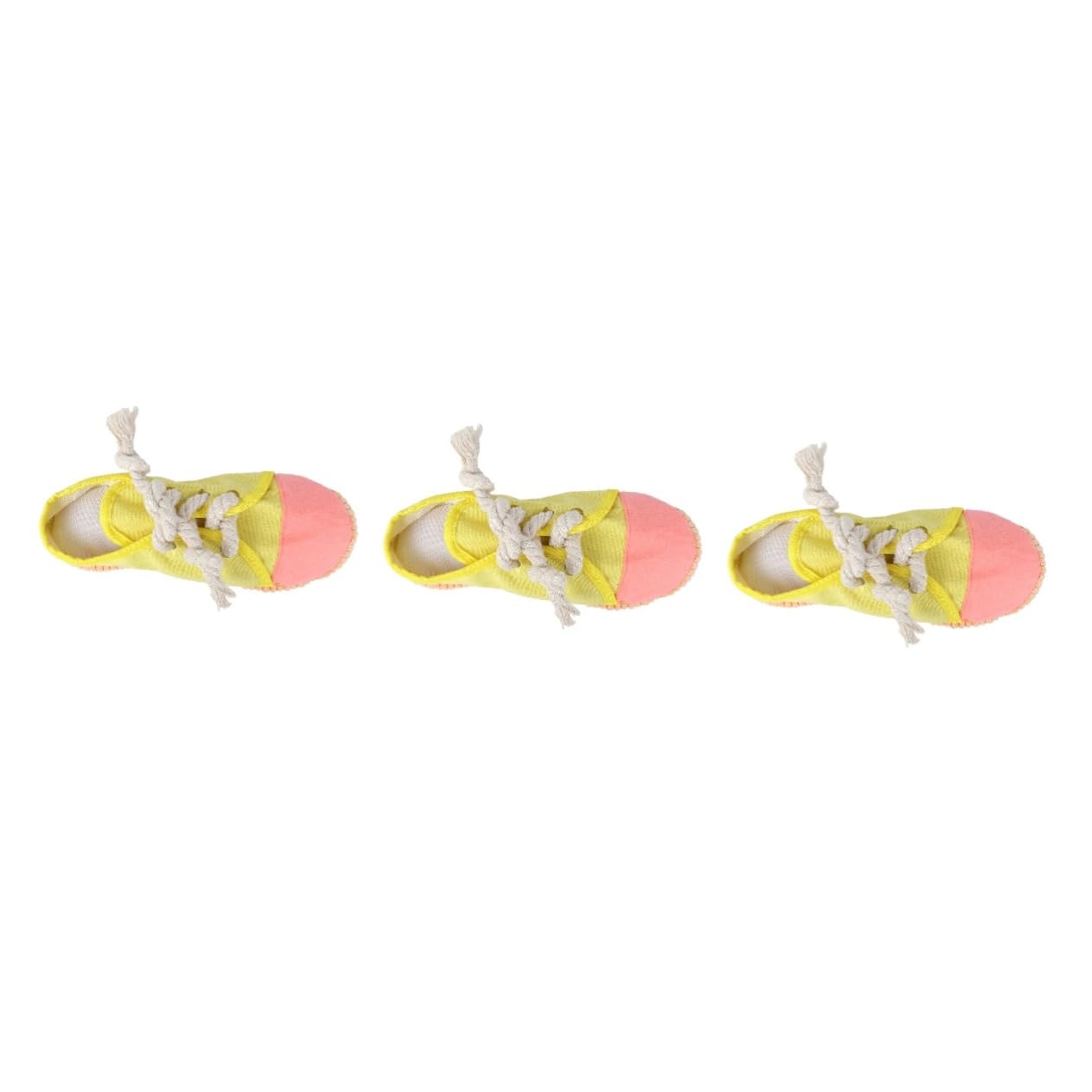 Toddmomy 3piezas Juguete para Mascotas Sonido Juguete Forma De Pantufla para Perros para Masticar y Limpiar Dientes Resistente y Duradero