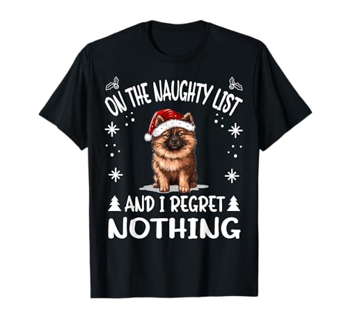 Cute Eurasier dog Dog Christmas On The Naughty List and I T-Shirt