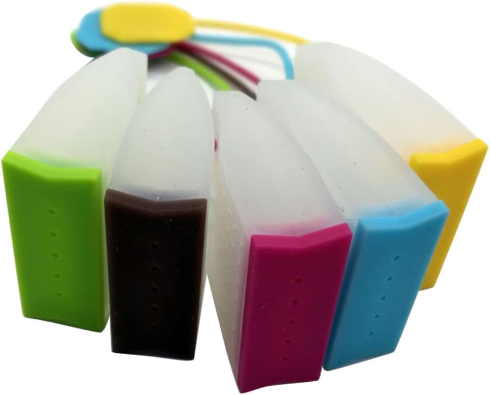 Tea Infuser Mug Silicone Filter Bag Long Handle Easy Open Suitable for Teapot Cup Mugs for Tea Enthusiasts
