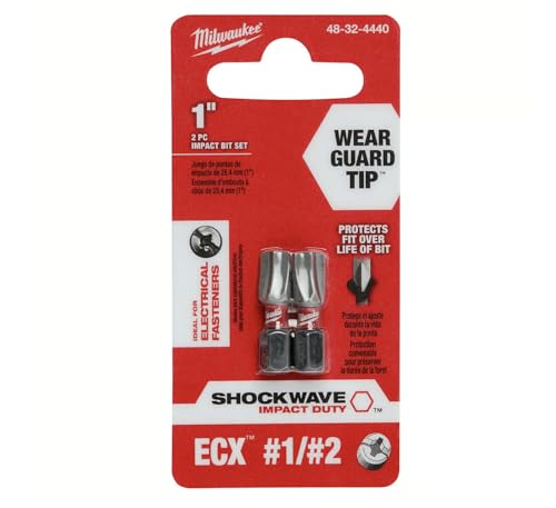 Milwaukee 48-32-4440 Insert bit Ecx 1/4Hex 2 Per Pack 3 Pack