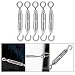 Produktbild Uotyle M4 Hakenaugen Spannschloss 304 Edelstahl Öse Seilspanner Spannschraube Spannschlösser Verstellbare Spannschloss Haken und Augen Set-5 Stück