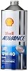 SHELL ADVANCE 4T Ultra Motorcycle Oil 1L 10W-40SN 412232193-1