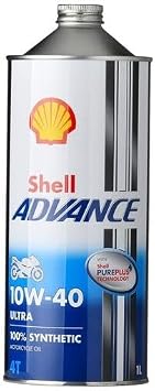 SHELL ADVANCE 4T Ultra Motorcycle Oil 1L 10W-40SN 412232193-1