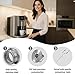 Conical Burr Grinder Set Replacement for JURA Coffee Machines – Compatible with G2, G3, E6, E8, E4, ENA4, ENA8, S8, X10, Z10, J6 Models – High-Precision Grinding for Optimal Aroma and Consistency