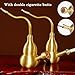 DACHUI Portable Hookah Mini Hookahs Shisha Handheld Personal Hookah Water Pipe For Smoking Brass Small Travel Hookah Smoking Gifts For Father Husband Boyfriend or Friends, A