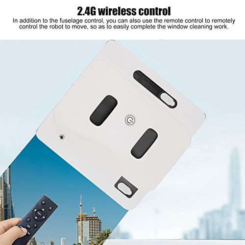 SWOQ Intelligent cleaning robot, intelligent route planning, high efficiency, powerful suction, double security protection, smart window robot with power supply for the office UK Plug - Image 2
