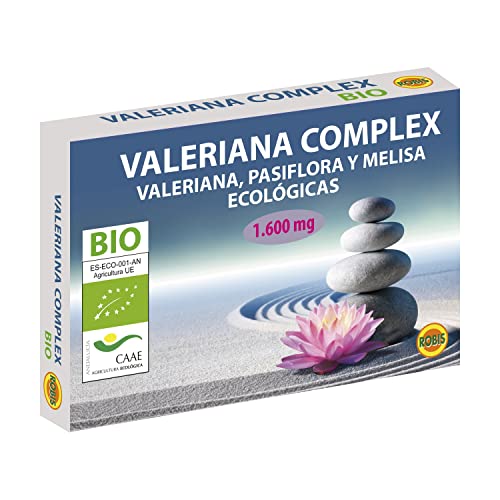 Robis Valeriana Complex Bio Complemento Alimenticio Ecológico - 60 Cápsulas