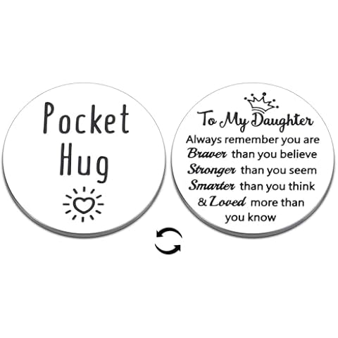 College Dorm Essentials for Gilrs,Son Daughter Gifts,Stocking Stuffers for Adults,Daughter Gifts Father Daughter Gifts Back to School Pocket Hug Birthday Gifts Inspirational Gifts Christmas Cover