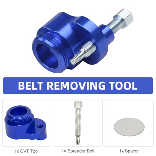 Image of 708200720 Belt Removal Tool, For Can-Am Defender HD10 /Pro /M-averick 2006-2021, Compatible With Maverick X3 /X3 MAX /Trail 1000R 2017-2020 529000088 Blue
