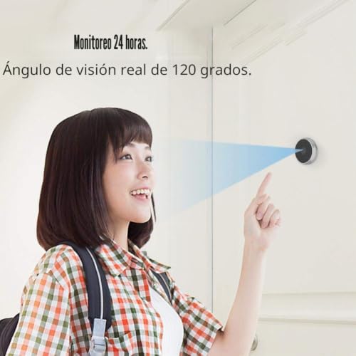 Mirilla digital de 3.5" con gran angular de 120° y pantalla LCD Nikou 4