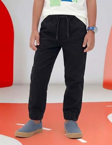 Image of Amazon Brand - Symbol Boy's Cotton Strechable Jogger | Elasticated Waistband and Cuff | Age 2-14 Years