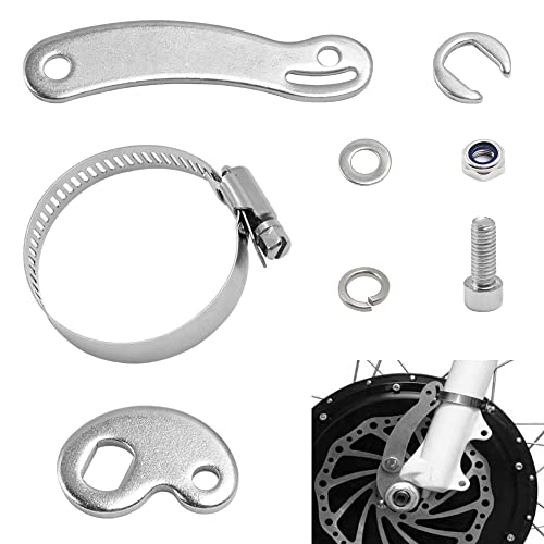 Keboyoe 8 Stück Fahrrad Drehmomentstütze Fahrrad Dropout Verstärker Vorne/Hinten Prevent Motor Arm für Elektrofahrrad E-Bike Vorder- / Hinterradnabenmotorzubehör Cover
