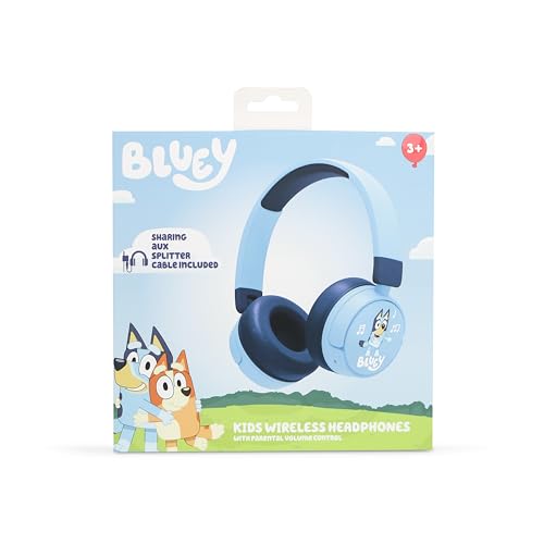 Image of OTL Technologies BL1076 Bluey Wireless Kids Headphones - Blue