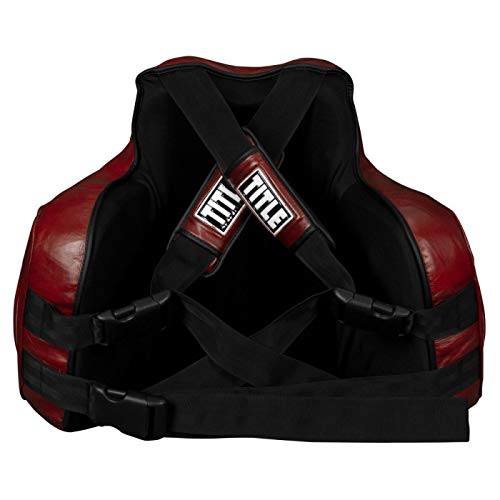 image for Title Boxing Blood Red Leather Body Protector