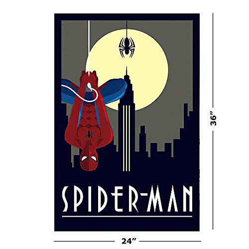 Poster Stop Online Spider-Man - Marvel Comics Poster/Print (Art Deco Design) (Size 24" X 36") #TOP1