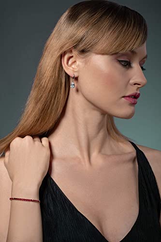 ZAVANA Adjustable Bracelets for Women, Dainty Slider Tennis Bracelets for Women with Clear or Coloured Cubic Zirconia Stones, Cute Bolo Bracelet for Women4