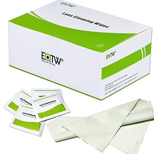 EOTW Lot de 120 lingettes de nettoyage jetables pour lunettes de lecture pour téléphone portable/poignée de porte/siège de toilette/iPad/souris/tablette/clavier