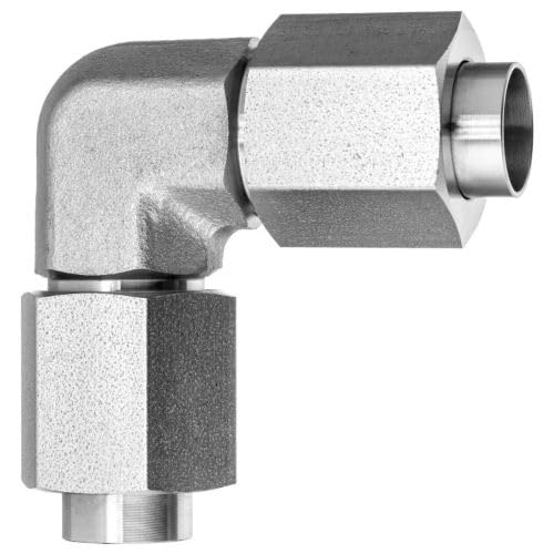 USA SEALING ZUSA-TF-YL-101 Stainless Steel Compression Tube Fittings Union Elbow, 3/8" Tube, 3/8" Tube