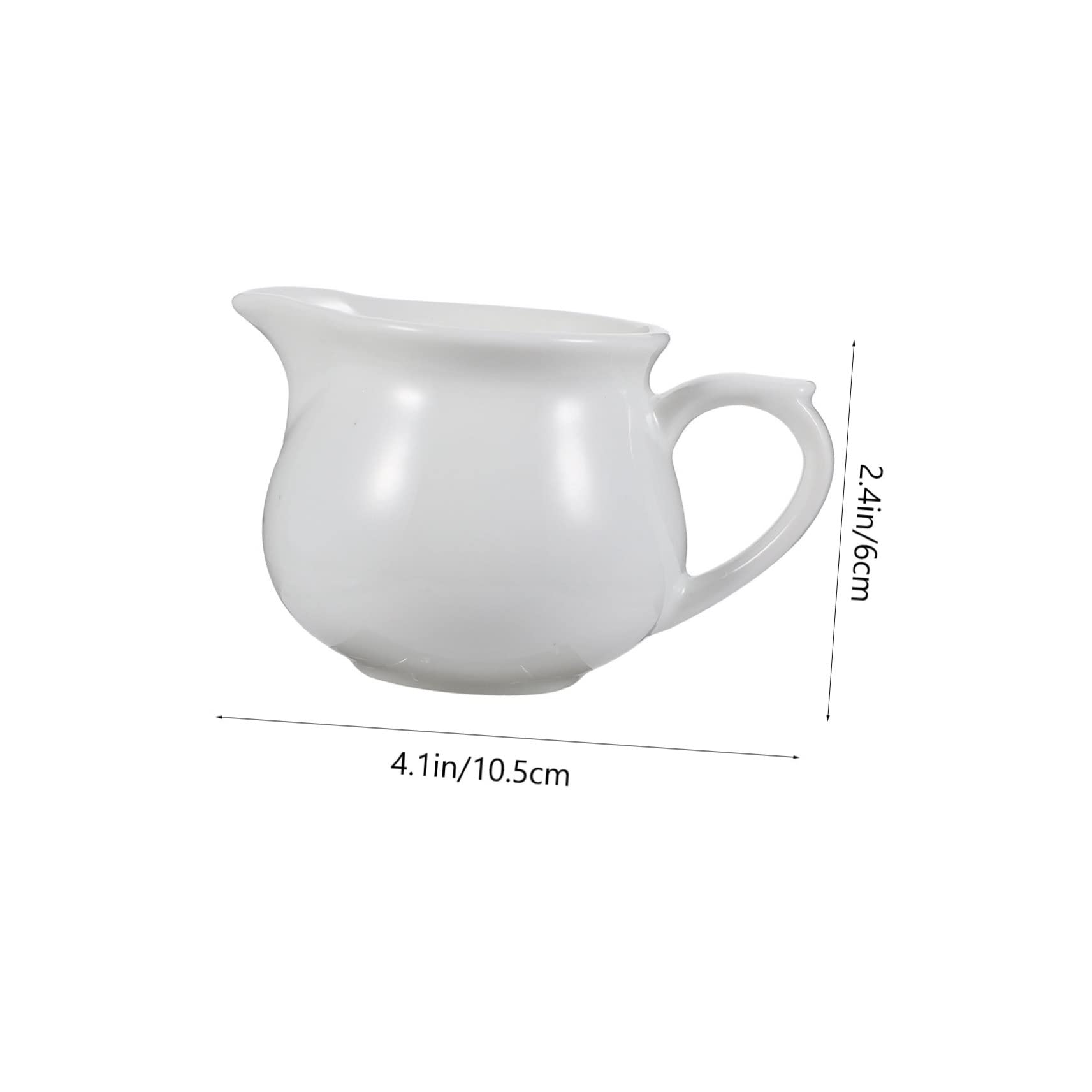 KOCKSHION Coffee Latte Art Cup Set 3pc Ceramic Frothing Pitcher Demitasse Coffee Cup for Milk