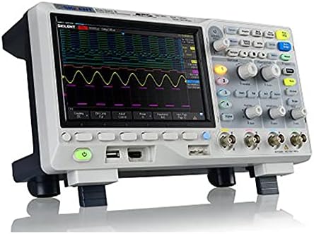 Siglent Technologies Siglent Plastic 100Mhz,4 Channel Technologies 1Gs/Sec Sampling Rate,14Mpts Record Length With Low Speed Serial Bus Trigger And Decode Sds1104X-E (Corded Electric,Grey),10 Liters