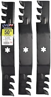 Maxpower 561545XB 3-Blade Commercial Mulching Set for 50" Cut Cub Cadet/MTD Replaces OEM