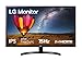 LG 32MN500M Monitor 32" FULL HD LED IPS, 1920x1080, AMD FreeSync 75Hz, 2x HDMI (HDCP 1.4), Uscita Audio, Flicker Safe, Nero