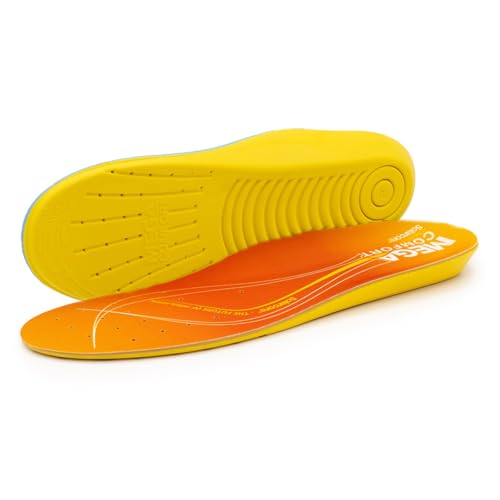 MEGAComfort Thermal Insoles for Men & Women - Anti-Fatigue Memory Foam for Winter Work - Fits Work Boots & Safety Shoes