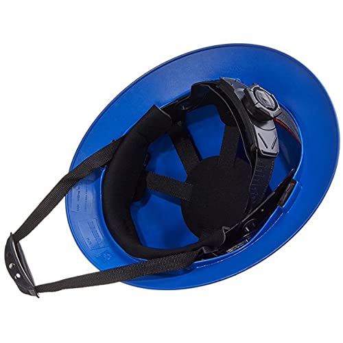 Vero1992 Rexzus Hard Hat Safety Helmet 6 Point Ratcheting System, Men Women Safety Helmet, Water Transfer Safety Helmet For Workers (Shiny Blue) #TOP5