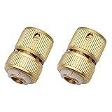 Einfach zu installieren: Schnell und einfach zu verbinden und zu trennen Sie den Schlauchverbinder mit der Wasserversorgung, der Anschluss passt für die meisten Wasserhähne (AD 16 mm);