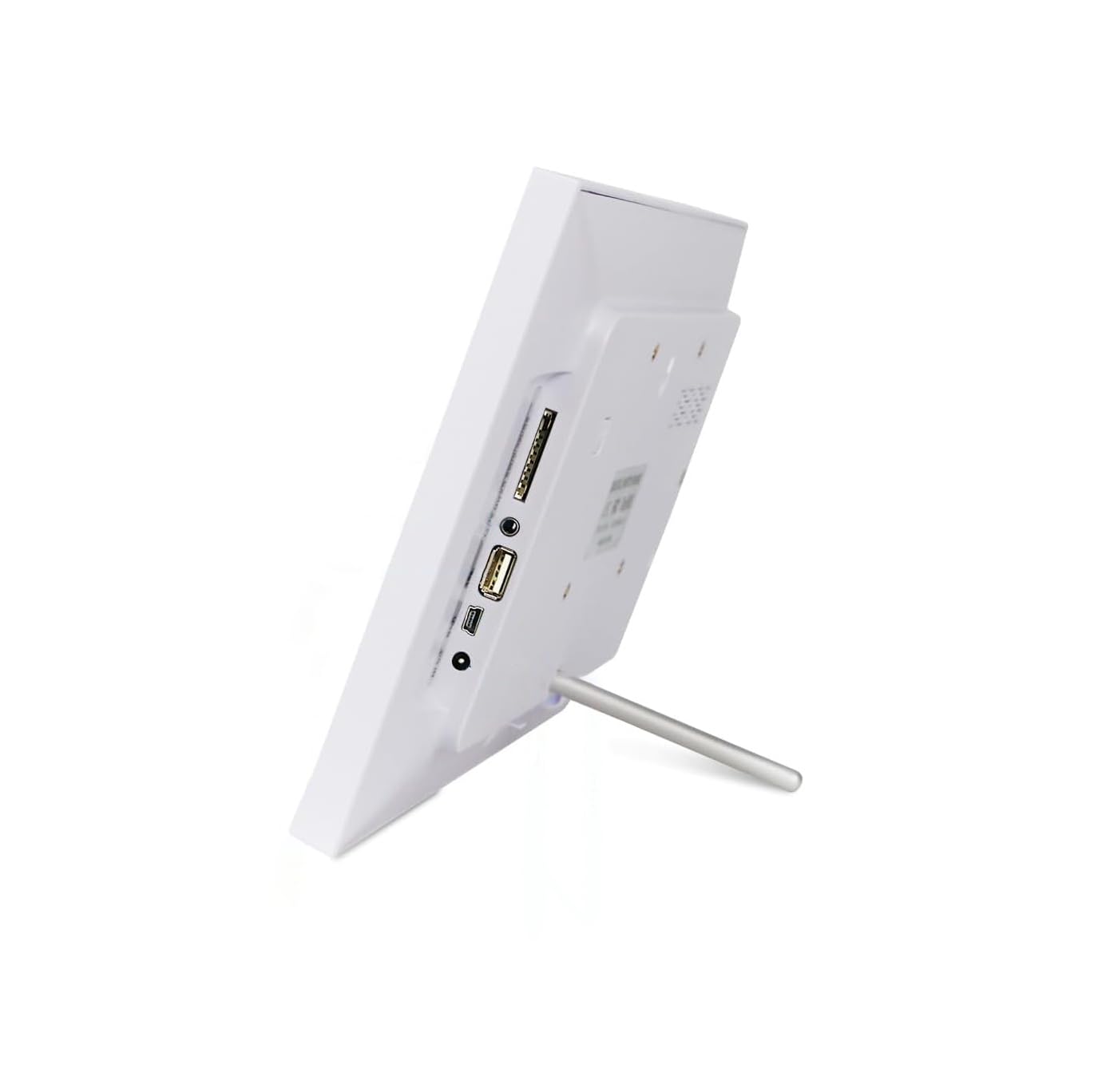 Frameo WLAN Digitaler Bilderrahmen 10.1 Zoll 1280x800 Touchscreen 16 GB Speicher Automatische Drehung Wandmontage weiß