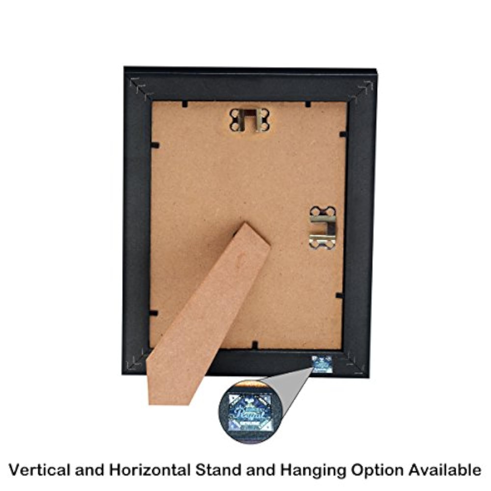 Classic 5x7 Black Photo Frame Insert, Elegant Design