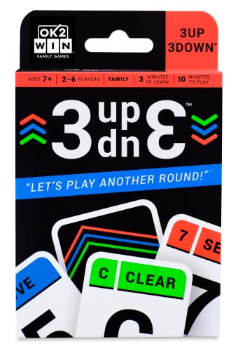 Image of Tickles 3UP 3DOWN Card Game for Families, Kids, Teens, Adults, 2-6 Players per Deck