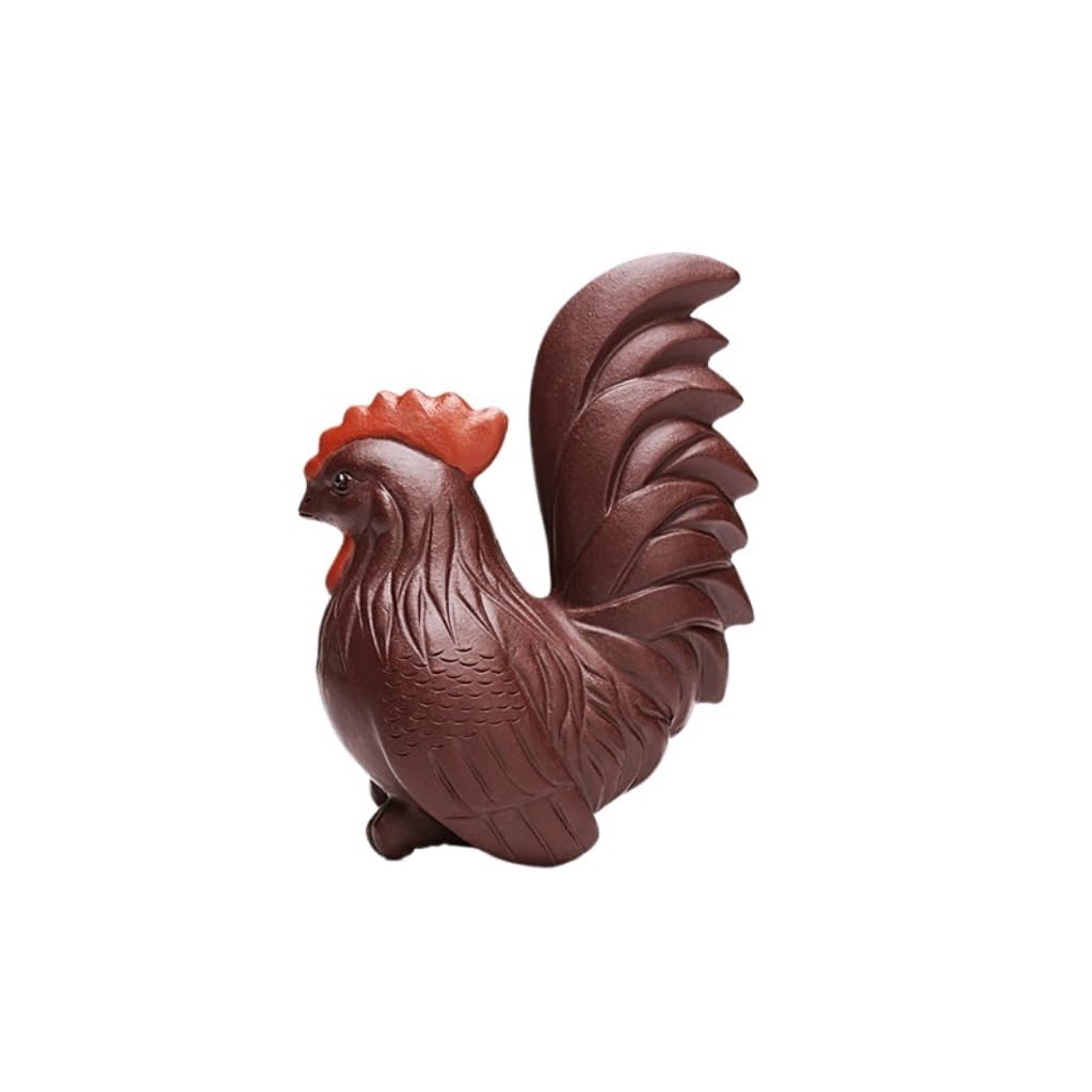 CLARISSABEL Tea Pets Purple Clay Chicken Tea Pet Can Be Raised Tea Tray Ornaments Kung Fu Tea Set Accessories Tea Room/Tea Tray/Home Decoration Tea Pet Tea Set Accessories