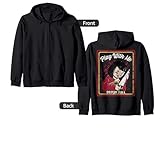 Vintage Horror, Play With Me, Haunted Ichimatsu Doll Zip Hoodie