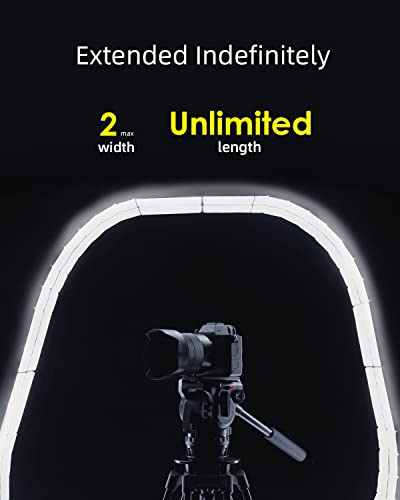 Éclairage Vidéo LED RVB SIRUI Pliable HSI CCT Batterie DC