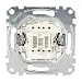 Produktbild Schneider Electric Merten MEG3117-0000 Kreuzschalter-Einsatz 1-Polig 10 A - AC 250 V - Steckklemmen, Unterputz zum Einbau von Schalter und Steckdose, Made in Germany