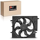 A-Premium Engine Radiator Cooling Fan Assembly Compatible with Select Volvo Model - XC90 2016 2017 2018 2019 2020 2021 - Replace# 316577725