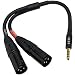 Produktbild CESS-257 Audio-Kopfhörer-Adapterkabel, 4,4 mm auf Dual-XLR-Stecker, symmetrisch, Schwarz
