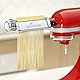 Nudelaufsatz für KitchenAid Standmixer mit Reinigungsbürste, inklusive Nudelblattwalze Spaghettischneider und Fettuccinischneider Nudelmaschine für Kitchenaid Nudelaufsatz Zubehör von Gvode