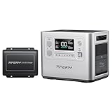 AFERIY P210 ポータブル電源 DC060 走行充電器 セット オルタネーター DC充電器 580W 大容量 2048Wh リン酸鉄リチウム 15年長寿命 2400W定格出力(瞬間最大4800W) 0.01秒UPS防災/キャンプ/車中泊に 50Hz/60Hz対応 プリ遠隔操作対応 純正弦波 AC出力 シルバー