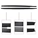 NINTE Side Skirts for 2011-2016 BMW 5 Series F10 F11 | M Performance Style ABS Plastic Carbon Fiber Extension Rocker Panels