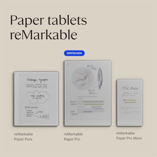 Miniatura 12 de Remarkable Pack Premium Paper Pro Tableta De Tinta Electrónica - Pantalla A Color 11,8 Lápiz Marker Plus Con Goma Integrada Funda De Piel Book Folio Negra