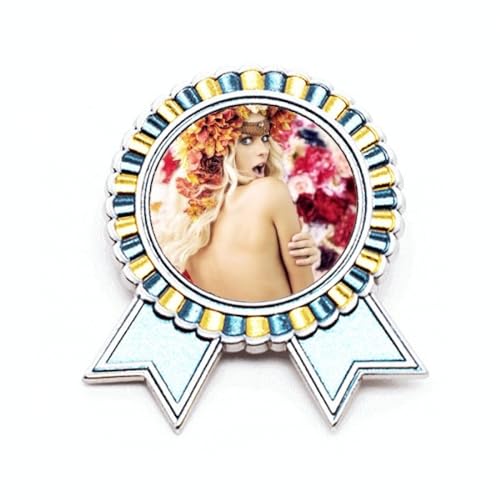 Broche avec fleurs métal cadeau femme taille M pour célébrer un moment
