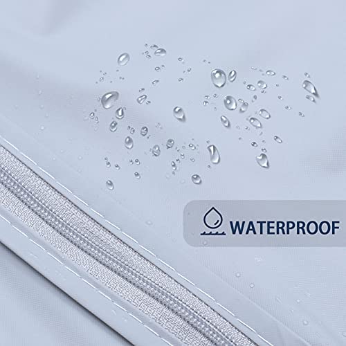 BESPORTBLE Bolsa de roupa HomeClean de 5 peças, capa respirável com zíper total, capa de poeira tran
