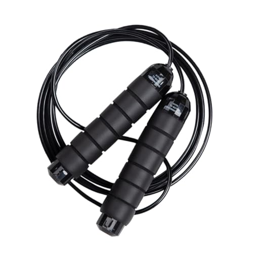 POPETPOP Heavy Duty Jump Rope for Adults Speed Jumping Rope Ergonomic Non-slip Handles Adjustable Cable for Mma Boxing Double Unders Cardio Home Outdo