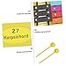 BESPORTBLE 1pc Note Percussion Instrument for Musical Early Education Glockenspiel Safe Plates for Music Development Coordination Skills