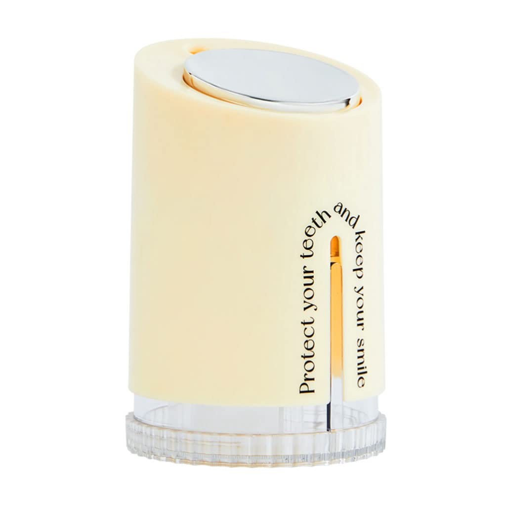 WDWDW Toothpicks Dispenser Toothpick Box Fashion Press type holder plastic desktop creative automatic Home