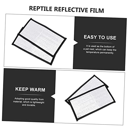 ibasenice 2Pcs alfombrilla térmica para reptiles miniatura 3